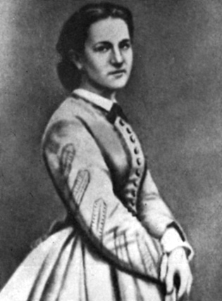 Рис. 13. Полина Тургенева-Брюэр, дочь писателя. Фотография Э. Каржа. 1870-е годы